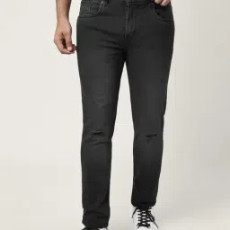 YU by Pantaloons Black Cotton Slim Fit Jeans-picture-30