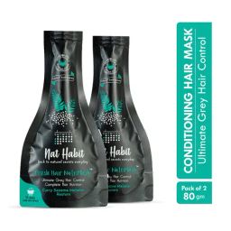 Nat Habit Curry Sesame Melanin Restore Fresh Hair Nutri Mask - Pack of 2-14