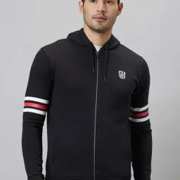 Being Human Black Regular Fit Printed Hooded Sweatshirt-picture-18