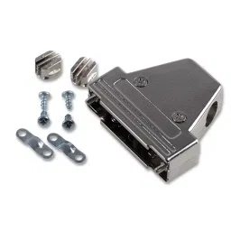 MH CONNECTORS BACKSHELL, METALLISED PLASTIC, 25WAY, MHTRI-M-25-K-60