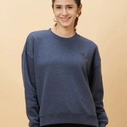 Being Human Grey Textured Sweatshirt-picture-18
