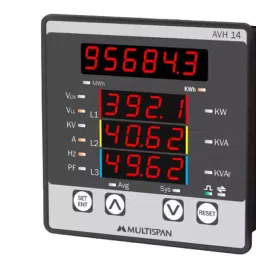 Multispan AVH-14 Three Phase Multifunction Meter for Industrial Use image 3