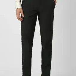 Van Heusen Green Slim Fit Trousers-image-58