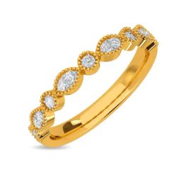 Kisna Diamond & Gold Jewellery Sylvie 14k (585) Diamond & Gold Ring For Women-image-25