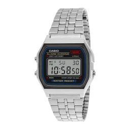 Casio Vintage A159WA-N1DF Black Digital Dial Silver Stainless Steel Band D338-picture-14