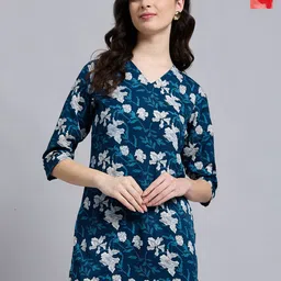 THE FAB FACTORY Pack of 2 Women Floral Printed Kurtis-picture-43