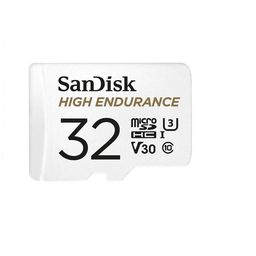 SanDisk V30 32GB High Endurance Video MicroSDHC Card with Adapter image 1
