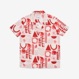 HOP Kids by Westside Red Printed Shirt-image-79