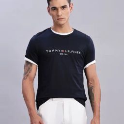 TOMMY HILFIGER Blue Logo T-Shirt-picture-17