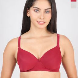 DressBerry Women Pack Of 2 Full Coverage Lightly Padded Bra-image-27