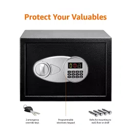 Powerhouse (21 litres) Digital Electronic Safe for Home and Office with Double Deadlock, PIN Code and Manual Access ( 15 Liters Internal Storage) image 2