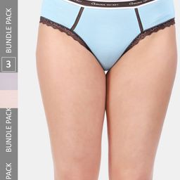 Amour Secret Pack Of 3 Self-Designed Anti-Bacterial Mid-Rise Bikini Briefs-picture-9
