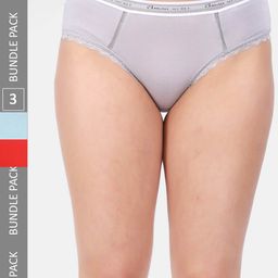 Amour Secret Women Pack Of 3 Anti-Bacterial Bikini Briefs-image-83