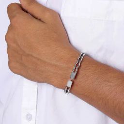 Joker & Witch Orpheus Silver Bracelet for Men-image-72