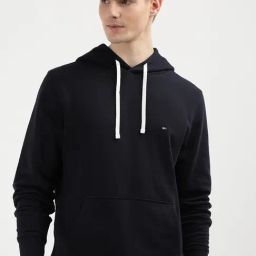 Tommy Hilfiger Desert Sky Cotton Regular Fit Solid Hooded Sweatshirt-image-55