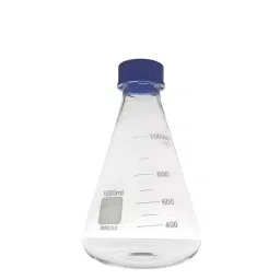 Eduscope 1000 ml Glass Erlenmeyer Flask With Screw Cap, ‎VOLCUFLASKELN-07 (Pack of 2 Pcs)-16