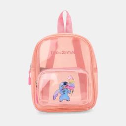 Pantaloons Junior Pink Fabric Medium Backpack-image-26
