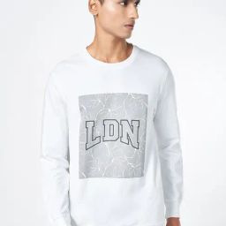 Byford By Pantaloons White Cotton Regular Fit Printed Sweatshirt-picture-18