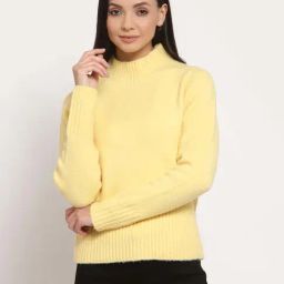 Mode By Red Tape Yellow Regular Fit Sweater-77