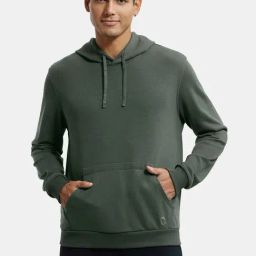Jockey Olive Regular Fit Hooded Sweatshirt-image-95
