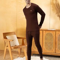 Lux Cottswool Brown Thermal Clothing Set-picture-33