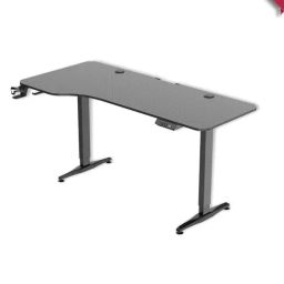 Green Soul Trigger Black Engineered Wood Electric Height Adjustable Multipurpose Gaming Table-28