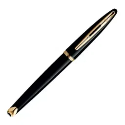 Waterman Carene Black Fountain Pen Medium Gold Trim Sea Black Body Color, 9000013911-image-89