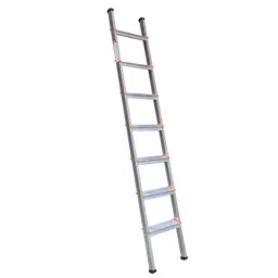 Alnico 7 Steps Aluminum Alloy Single Purpose Straight Wall Reclining Adjustable Ladder, OSSL 7-45