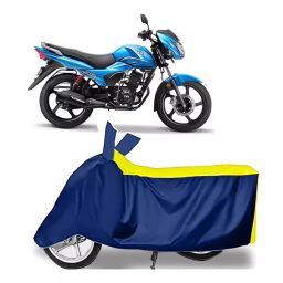 Auto Pearl Two Wheeler Cover for TVS Victor BS6 - Yellow, Blue-image-53