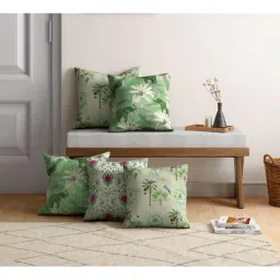 India Circus By Krshna Mehta Multi Blended Velvet Printed Cushion Covers-image-88