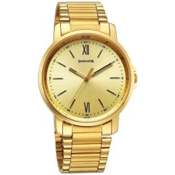 Sonata 77083YM05 Analog Watch for Men-image-3