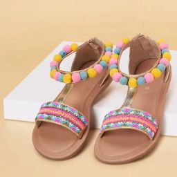 Pantaloons Junior Kids Multi Ankle Strap Sandals-picture-7