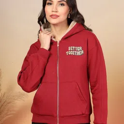 Juelle Women Printed Hooded Sweatshirt-image-74