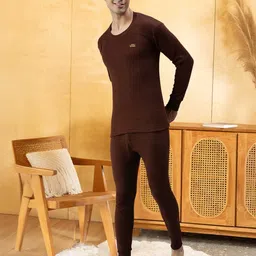 Lux Cottswool Brown Thermal Clothing Set-image-99