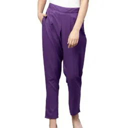 Jaipur Kurti Purple Regular Fit Pants-image-51