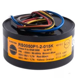 Nuvotem Talema Toroidal Transformer 230V AC 2 x 15V AC 50VA 2 Output, 0050P1-2-015K-image-69