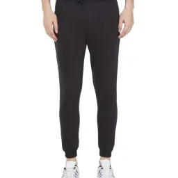 Jockey AM02 Black Super Combed Cotton Rich Joggers with Zipper Pocket-picture-31