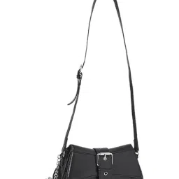 Styli Black Cross Body Bag-16