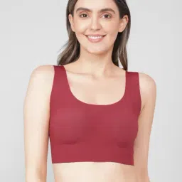 Jockey Red Full Coverage Bralette Bra-picture-0