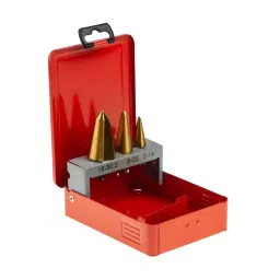 RS PRO HSS Step Drill Bit, Model No 221579 Melatic Grey Color (Set of 3 Pcs) image 3