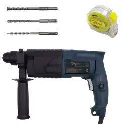 Hillgrove Chuck Size 20 mm Hammer Impact Drill kit with 3 Bits 750 W, HGCM725M1-picture-15