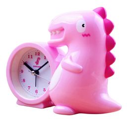 FunBlast Twin Bell Dino Alarm Clock - (Pink)-9