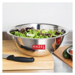 HAZEL Stainless Steel Mixing Bowl for Cake Batter Kitchen & Baking Accessories Silver -  3300 ml-image-90