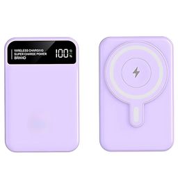 GearZTouch Volt Wireless Ultra Power Bank 10000mAH, Fast Charging 22.5W, Triple Output (1 USB, 1Lighteening&1 Type-C Port)Purple-1