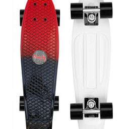 Jaspo Candy Skateboard for Kids 5+ Years, Maximum Weight Capacity 60 Kgs,Aluminium Trucks, Fibre Deck,Knurl Design,Lightweight, Dual Colour (Red & Black, TPU Wheels (22x6 inches))-23
