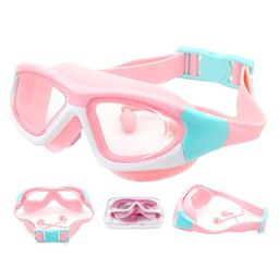 Uniquebuyin Premium, Anti-Fog Kids Swimming Goggles with Ear Plugs and,UVProtection Wide Vision with Adjustable Strap for Boys,Girls-AnyColorShip,Pack of 1-8