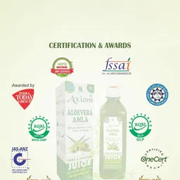 Axiom Set Of 2  Aloevera Amla Juice - 1000ml each image 5