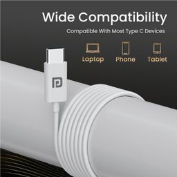 Portronics Conch Theta C in Ear Type C Wired Earphones with in Line HD Mic, Powerful Audio, 14.2mm Driver, Unique Earbuds Design, TPE Anti Tangle Wire, in line Controls, Wide Compatibility(White) POR-2749 image 5