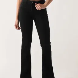 Bewakoof Black Flare Fit Jeans-image-20