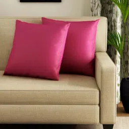 Swayam Purple Cotton 60 cm x 60 cm Cushion Covers - Set of 2-image-19